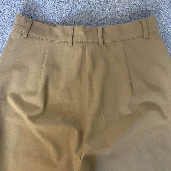 St John Sport by Marie Gray Tan Pants Womens Size 2 Stretch Career Casual Logo - Picture 6 of 11